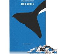 Rompecabezas de 1000 Piezas n.° 1359 "My Free Willy, Rompecabezas creativos Cuadrados de Madera para Adultos, 1000 Piezas (75 x 50 cm)