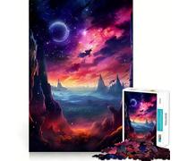 Rompecabezas de 1000 Piezas Naturaleza y Caos Galaxy para Adultos y Adolescentes Juguete de lógica para Relajarse Corte de precisión Regalo Ideal (38x52cm)