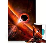 Rompecabezas de 1000 Piezas Nave Espacial Cerca de un Agujero Negro para Adolescentes Juguete Que desafía la Mente Actividad para el hogar Regalo nítido y conmovedor 38x52cm
