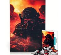 Rompecabezas de 1000 Piezas Navy Seal en acción Juego Familiar Montaje de Patrones con Piezas de Formas aleatorias Que encajan Perfectamente 38x26cm