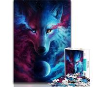 Rompecabezas de 1000 Piezas Nebula Wolf Rompecabezas de 1000 Piezas para Adolescentes Juguetes y Juegos educativos para Adultos y Adolescentes (38x26cm)