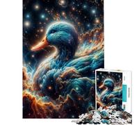 Rompecabezas de 1000 Piezas Nebulosa Cósmica con Pato Un Reto para completar Difícil Juegos educativos Apto para Mayores de 14 años (50x75cm)