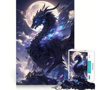 Rompecabezas de 1000 Piezas Nebulosa del Dragón Nebulosa para Adultos Juguete para ejercitar la Mente Diseño Divertido y silencioso Regalo Original (50x75cm)