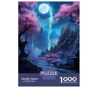 Rompecabezas De 1000 Piezas Night Sky Fantasy Landscape Rompecabezas para Adultos Juego De Ingenio Difícil Difícil Único Cumpleaños Y Regalos 70x50cm/1000pcs