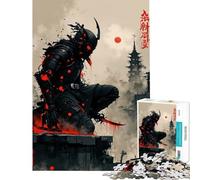 Rompecabezas de 1000 Piezas Ninja Asesino Cyberpunk en un Entorno Urbano Juego Educativo de lógica y análisis de dificultad Alta Apto para Mayores de 14 años 50x75cm