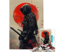Rompecabezas de 1000 Piezas Ninja Shinobi japonés Difícil y desafiante Pero Divertido y humorístico Juego Imposible para Mayores de 14 años (50x75cm)