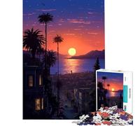 Rompecabezas de 1000 Piezas Noche de San Francisco para Juego Educativo Juguete desafiante para Juegos educativos Regalo para cumpleaños tamaño 38x26cm