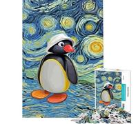 Rompecabezas de 1000 Piezas Noot Noot Pingu para Adultos Juego Educativo práctico y desafiante para Mayores de 14 años Juego de Rompecabezas Disponible (50x75cm)