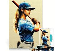 Rompecabezas de 1000 Piezas Nos Encanta el béisbol - Juguete Que desafía la Mente - Troquelado de Alta precisión - Divertido desafío para el Tiempo de Espera (50x75cm)