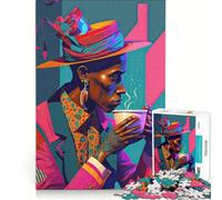 Rompecabezas de 1000 Piezas Nos Encanta el café un Juego práctico para Entrenar tu Cerebro y Tus Manos con Piezas de Formas aleatorias Que encajan Perfectamente 38x26cm