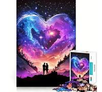 Rompecabezas de 1000 Piezas Novios del Universo,Juego ejercitar la Mente,Divertido y Relajante,Ideal para la decoración navideña (50x75cm)