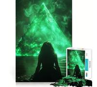 Rompecabezas de 1000 Piezas Objeto Misterioso para Adultos Juguete de lógica Fina, Divertido y silencioso Bordes limpios Regalo Memorable (38x52cm)