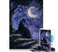 Rompecabezas de 1000 Piezas Observador del Cielo Nocturno para Adolescentes Juego Inteligente de Rompecabezas Tiempo de Aprendizaje Imagen para armar Un Regalo Encantador (50x75cm)