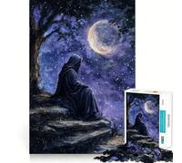 Rompecabezas de 1000 Piezas Observador del Cielo Nocturno para Adolescentes Juego Inteligente de Rompecabezas Tiempo de Aprendizaje Imagen para armar Un Regalo Encantador (38x26cm)