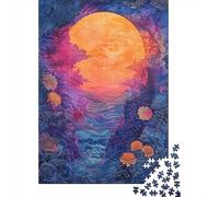 Rompecabezas De 1000 Piezas - Ocean Sunset Painting-1 Rompecabezas para Adultos Juguetes De Bricolaje Oferta De Decoración Perfecta como Regalos para Toda La Familia 70x50cm/1000pcs