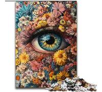 Rompecabezas de 1000 Piezas Ojo de Flor para Adultos y Adolescentes Un Juego desafiante y Familiar Que Permite interactuar Entre Padres e Hijos (50x75cm)