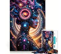 Rompecabezas de 1000 Piezas Oráculo Celestial Corte preciso Divertido Juego de Habilidad Mental Juego de Descanso Regalo Festivo de Ocio (38x26cm)