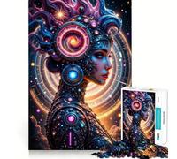 Rompecabezas de 1000 Piezas Oráculo Celestial Juego de Pensamiento Divertido y Preciso para Jugar en Tiempos de Paz Regalo Navideño de Calma (38x52cm)