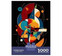 Rompecabezas De 1000 Piezas Orbital Alignment - Modern Geometric Abstract Rompecabezas Juguetes Antiestrés Decoración De Pared Cumpleaños Y Navidad 70x50cm/1000pcs