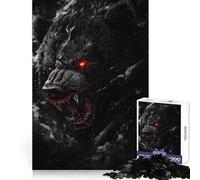 Rompecabezas de 1000 Piezas Oso Negro Enojado para Adultos Estimula la lógica, estimula el Pensamiento, Evita distracciones innecesarias y es un Regalo Festivo Ideal (38x26cm)