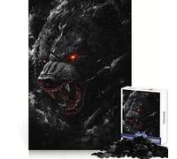 Rompecabezas de 1000 Piezas Oso Negro Enojado para Adultos y Adolescentes Ideal para Entrenar la concentración, Relajarse y Disfrutar de la Navidad Bordes Finos (38x52cm)