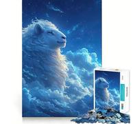 Rompecabezas de 1000 Piezas Ovejas en Las Nubes para Adultos Juguete de lógica para Juegos de Interior Corte de precisión Regalo Ideal 50x75cm