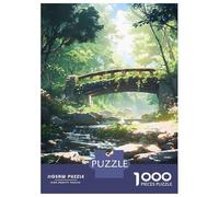 Rompecabezas De 1000 Piezas Over The River Rompecabezas para Adultos Juguete Decoración De Pared Regalo De Cumpleaños Cumpleaños Y Navidad 70x50cm/1000pcs