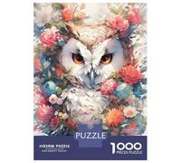 Rompecabezas De 1000 Piezas Owl The Wise One Rompecabezas para Adultos Juego Familiar Desafío Difícil Oferta como Regalos para Toda La Familia 38x26cm/1000pcs