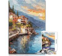 Rompecabezas de 1000 Piezas Paisaje costero para Adultos Actividad Inteligente para Jugar y Aprender emotivo para Celebrar Tamaño: 50x75cm