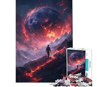 Rompecabezas de 1000 Piezas Paisaje del Planeta Ardiente Actividades Divertidas para el hogar Decoración del hogar Juegos educativos Apto para Mayores de 14 años 38x26cm