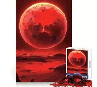 Rompecabezas de 1000 Piezas Paisaje del Planeta Rojo para Adolescentes, Juguete de lógica, Divertido y silencioso, Corte Suave, Regalo Encantador (50x75cm)