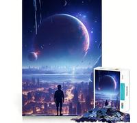 Rompecabezas de 1000 Piezas Paisaje del Valle de la Galaxia para Adolescentes Diversión,tamaño Uniforme,Piezas precisas,Actividad Relajante para Grupos en Interiores (50x75cm)