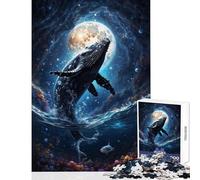 Rompecabezas de 1000 Piezas Paisaje Submarino de ensueño Juguete Educativo Gran Regalo para Juegos Familiares con póster a Juego y Hoja de Trivia tamaño 38x52cm