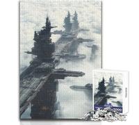 Rompecabezas de 1000 Piezas: Paisaje Urbano futurista Entre Las Nubes Ideal para un Ambiente Acogedor en Interiores Juguete de precisión Entrelazado Duradero Tamaño: 50x75cm