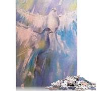 Rompecabezas de 1000 piezas "Palomas del mundo" para adultos, adolescentes, rompecabezas de papel, rompecabezas para adultos, rompecabezas sostenible para adultos | Juegos 38x26 cm/1000 piezas