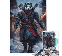 Rompecabezas de 1000 Piezas Panda Asesino en Ciudad Nevada Difícil y desafiante Decoración para el hogar Juego práctico para Mayores de 14 años Juego de Rompecabezas Incluido (38x52cm)