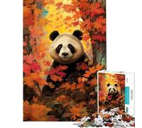 Rompecabezas de 1000 Piezas - Panda Salvaje Difícil y desafiante Pero Divertido y humorístico Juego Imposible para Mayores de 14 años (38x26cm)
