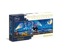 Rompecabezas de 1000 piezas: Panorama de Minnie y Mickey enamorados