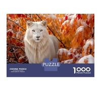 Rompecabezas De 1000 Piezas para Adolescentes A Albino Animal Rompecabezas para Adultos Juego Práctico Desafío Difícil Difícil Y Desafiante 52x38cm/1000pcs