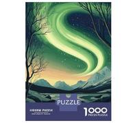 Rompecabezas De 1000 Piezas para Adolescentes Abisko National Park Aurora Borealis Rompecabezas para Adultos Juegos Relajantes Vacaciones En Casa Matar El Tiempo 70x50cm/1000pcs