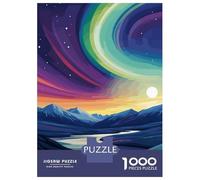 Rompecabezas De 1000 Piezas para Adolescentes Abisko National Park Rompecabezas para Adultos Juegos Familiares Decoración De Pared Regalos Y Cumpleaños Únicos 52x38cm/1000pcs