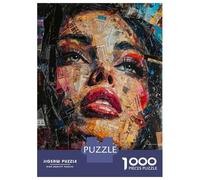 Rompecabezas De 1000 Piezas para Adolescentes Abstract Collage Art Print Rompecabezas para Adolescentes Juguetes Antiestrés Patrón De Ensamblaje Desafío Educativo 70x50cm/1000pcs