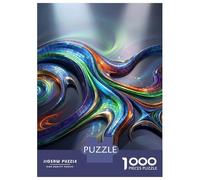 Rompecabezas De 1000 Piezas para Adolescentes Abstract Colorful Mosaic Waves Rompecabezas para Adolescentes Juegos Relajantes Montaje De Patrones Regalos para Amigos Y Familiares 38x26cm/1000pcs