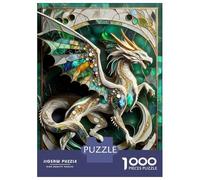 Rompecabezas De 1000 Piezas para Adolescentes Abstract Dragon Kintsugi Rompecabezas para Adolescentes Juguetes DIY Análisis Y Lógica para Cumpleaños, Navidad 70x50cm/1000pcs