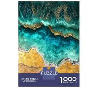 Rompecabezas De 1000 Piezas para Adolescentes Abstract Ocean Waves Kintsugi Art Rompecabezas para Adultos Juego Práctico Arte De Pared Oferta como Regalos para Toda La Familia 70x50cm/1000pcs