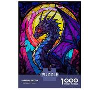 Rompecabezas De 1000 Piezas para Adolescentes Abstract Skeleton Dragon Rompecabezas para Adultos Juegos Familiares Decoración Gran Regalo para Jugar 52x38cm/1000pcs