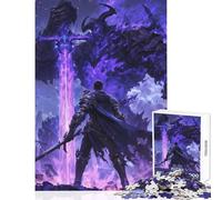 Rompecabezas de 1000 Piezas para Adolescentes Abyssal Duel Juguetes antiestrés Regalos de Amigo Secreto Juego Imposible Ayuda a ejercitar el Cerebro tamaño 38x26cm