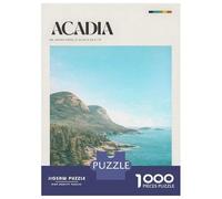 Rompecabezas De 1000 Piezas para Adolescentes Acadia National Park Coastal Landscape Rompecabezas para Adultos Juegos De Relajación Regalos De Cumpleaños para Amigos Y Familiares 52x38cm/1000pcs