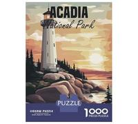 Rompecabezas De 1000 Piezas para Adolescentes Acadia National Park Rompecabezas para Adultos Juguetes De Bricolaje Montaje De Patrones Ayuda A Ejercitar El Cerebro 70x50cm/1000pcs