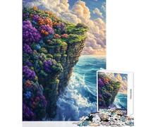 Rompecabezas de 1000 Piezas para Adolescentes Acantilados en el Paraíso decoración del hogar Juguetes Regalo para cumpleaños Juego Educativo Cada Pieza es única tamaño 38x26cm